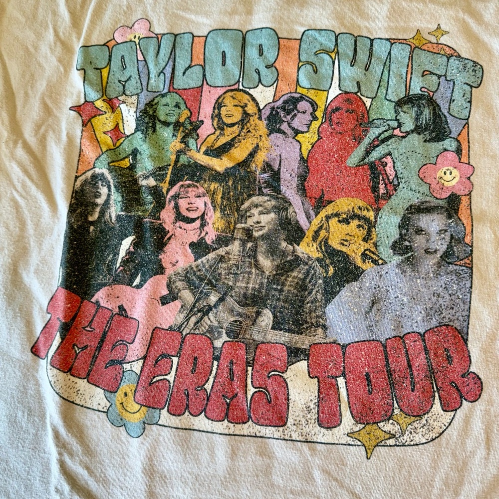Taylor Swift The Eras Tour Graphic Tee - Multicolor